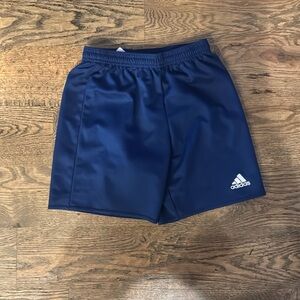 Adidas shorts navy blue youth medium 11-12Y